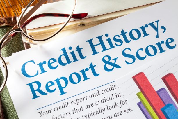 article about credit report on newspaper