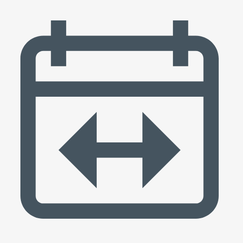 Gray calendar icon representing loan term duration