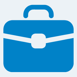  business suitcase icon